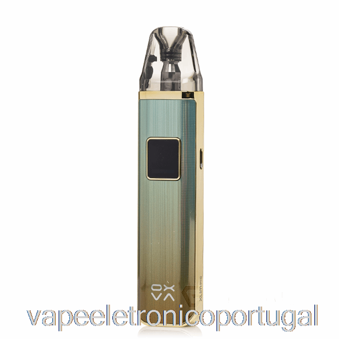 Vape Eletrônico Oxva Xlim Pro 30w Pod Sistema Ciano Brilhante
